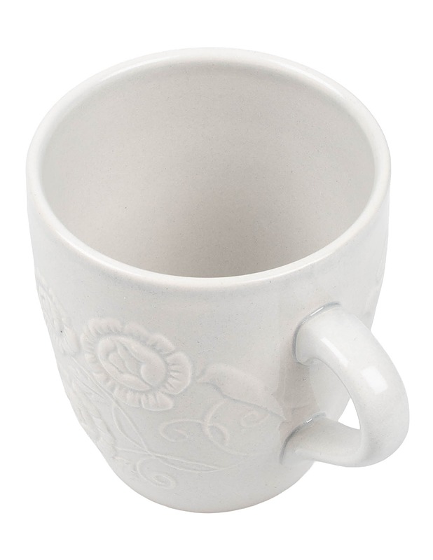 Limited Edition Flower -harmaa kahvimuki x 4 kpl - Mukit ja kahvikupit - 10105630436 - 2