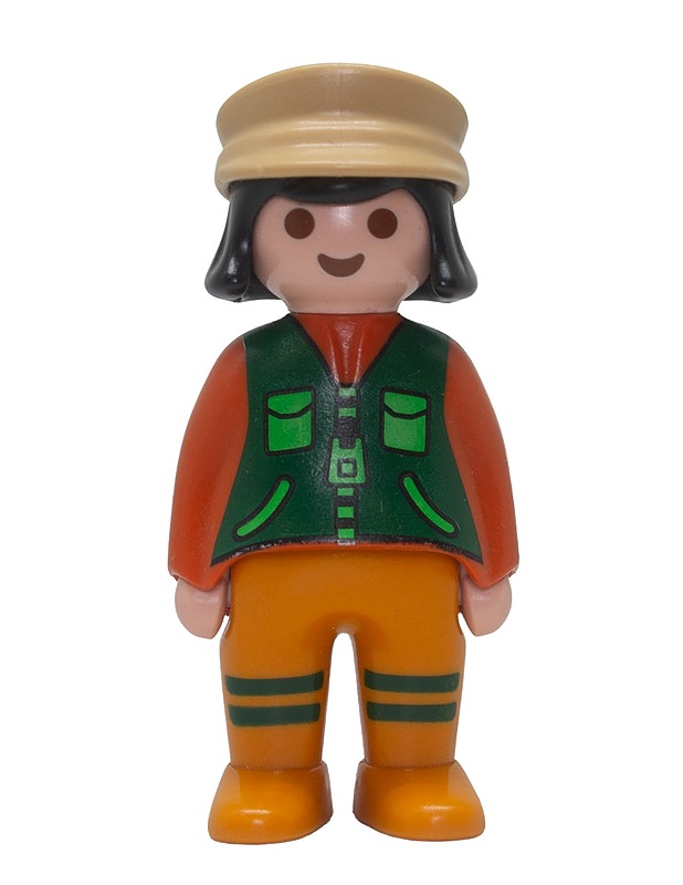 PLAYMOBIL 1.2.3 Eläintenhoitaja / Eläintarhanvartija (Setti 9381 / 6772) - Lasten figuurit - 10105630507 - 0