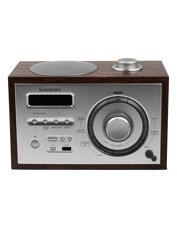 SANDSTROM AM/FM USB kelloradio - Audio - 10105630602 - 1