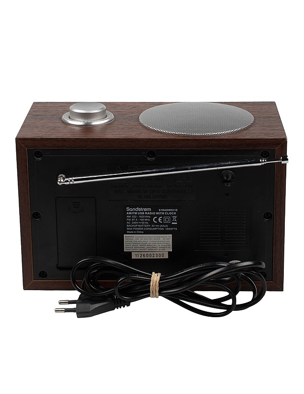 SANDSTROM AM/FM USB kelloradio - Audio - 10105630602 - 2