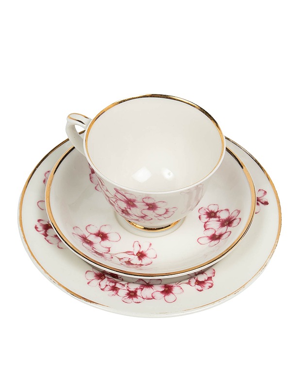 ARABIA Hanna -kahvikuppi-, tassi- ja pullalautanen -setti - Designsuosikit - 10105630615 - 0