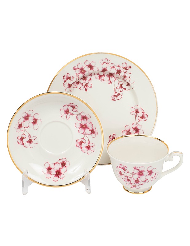 ARABIA Hanna -kahvikuppi-, tassi- ja pullalautanen -setti - Designsuosikit - 10105630615 - 1