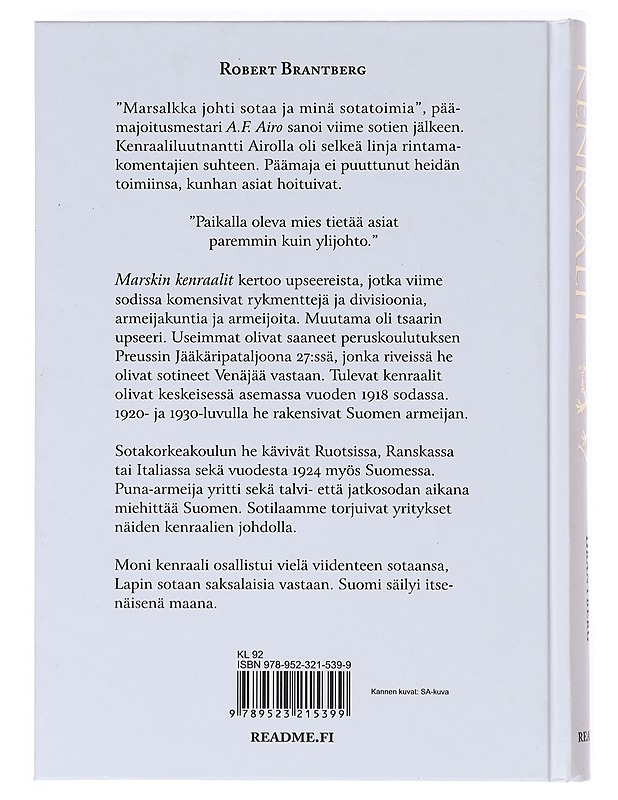 Marskin kenraalit - Robert Brantberg - Kirja lahjaksi - 10105630671 - 1
