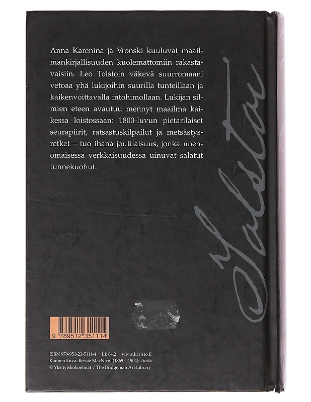 Anna Karenina - Tolstoi, Leo - Romaanit ja novellit - 10105630723 - 1