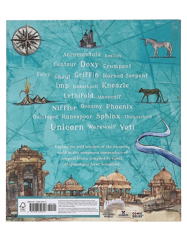 Fantastic beasts and where to find them - Rowling, J. K. - Tietokirjat - 10105630765 - 1