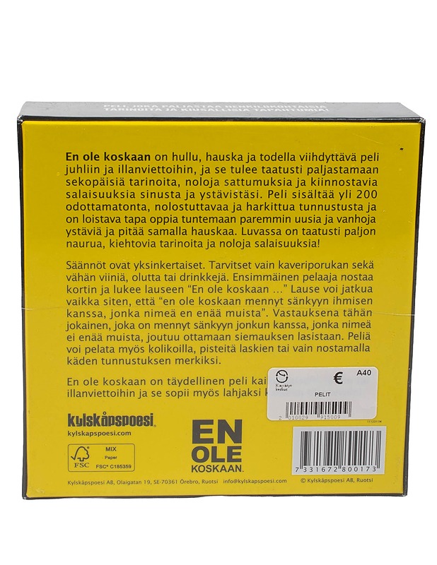 En ole koskaan - party-lautapeli - Seurapelit - 10105630794 - 1