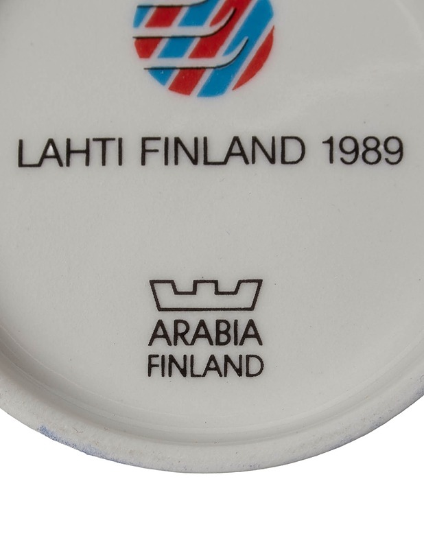ARABIA Lahti Finland 1989 seinälautanen - Joulutuotteet - 10105630850 - 3
