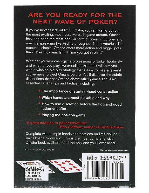 Pot-limit Omaha poker : the big play strategy - Jeff Hwang - Tietokirjat ja oppaat - 10105630854 - 1