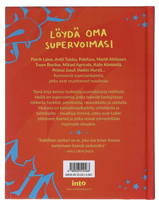 Sankaritarinoita pojille  - Jäkkö, Emmi - Elämäkerrat ja muistelmat - 10105630897 - 1