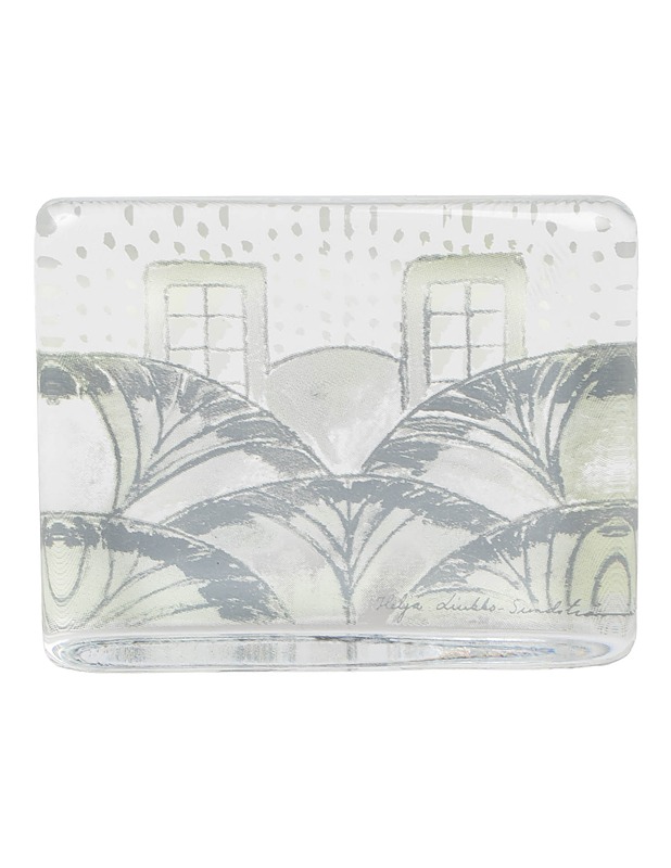 ARABIA Lumikukkia lasikortti - Designsuosikit - 10105630900 - 1