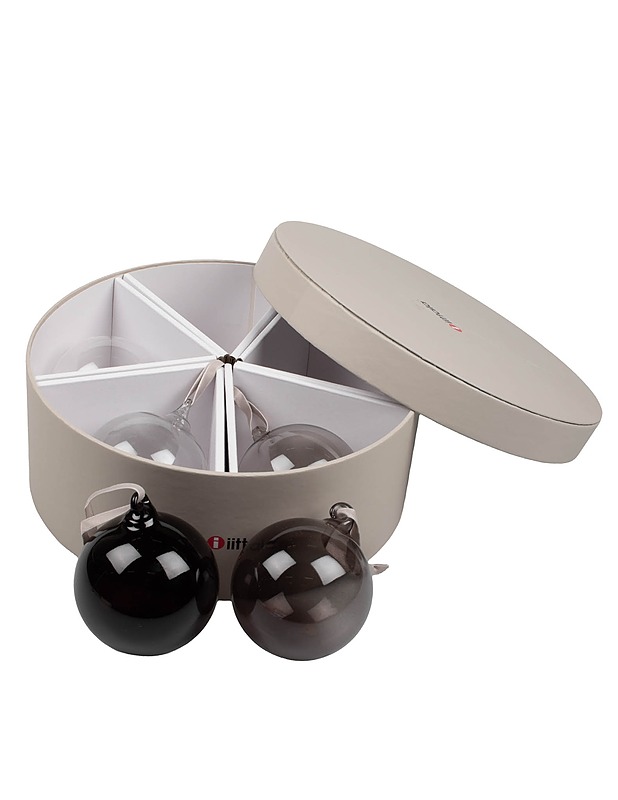 IITTALA lasipallo, 80 mm - 5 kpl - Joulutuotteet - 10105630914 - 0