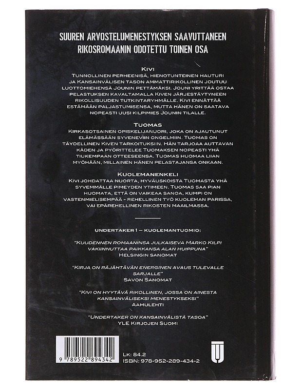Kuolemanenkeli - Marko Kilpi - Romaanit ja novellit - 10105630930 - 1