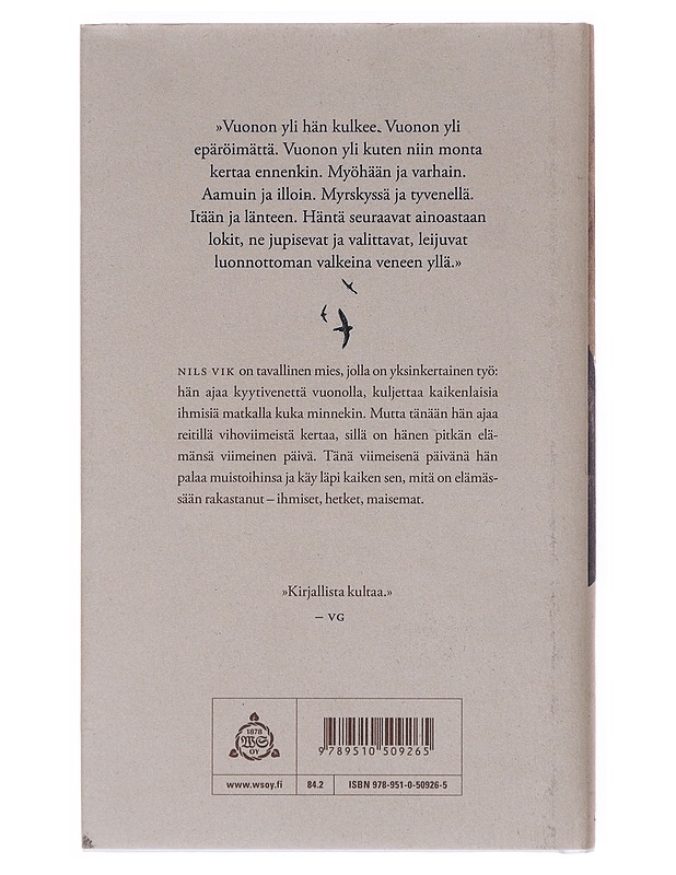 Päivä jona Nils Vik kuoli - Grytten, Frode - Romaanit ja novellit - 10105630932 - 1