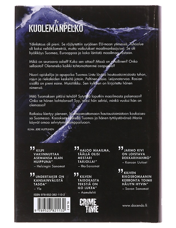 Kuolemanpelko - Marko Kilpi - Romaanit ja novellit - 10105630938 - 1