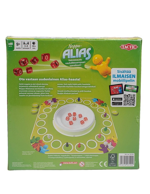 Noppa-Alias - lautapeli - Seurapelit - 10105630941 - 1