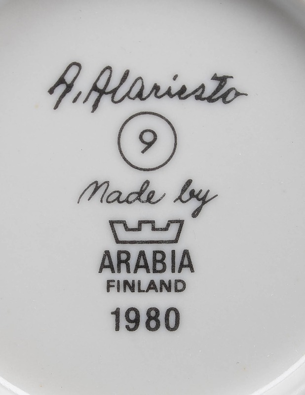 ARABIA Suomalaiset Jäämeren rannalla -seinälautanen - Joulutuotteet - 10105630949 - 3