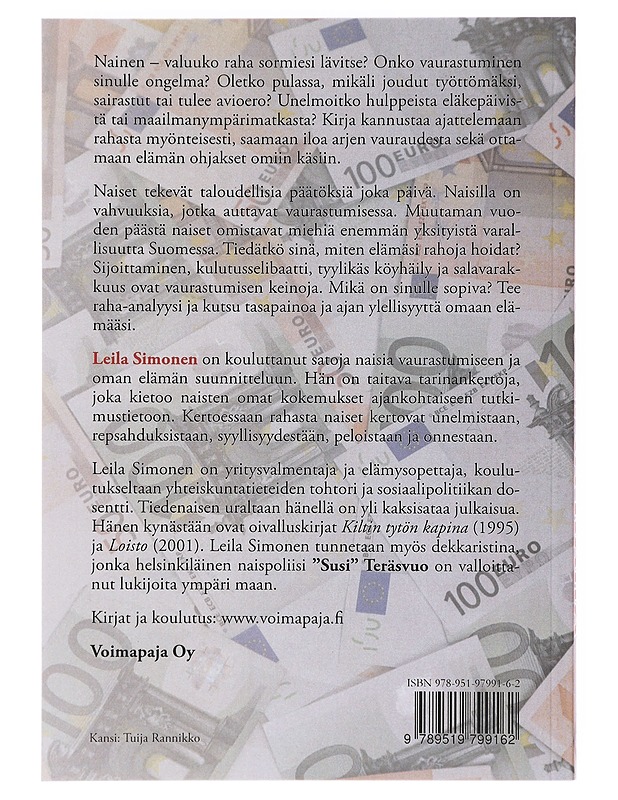Naiset ja raha : matkalla arjen vaurauteen - Leila Simonen - Tietokirjat ja oppaat - 10105630953 - 1