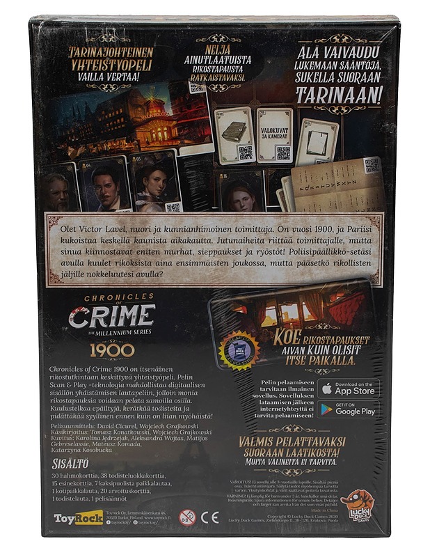 LUCKY DUCK Chronicles of Crime -lautapeli - Lautapelit - 10105630977 - 1