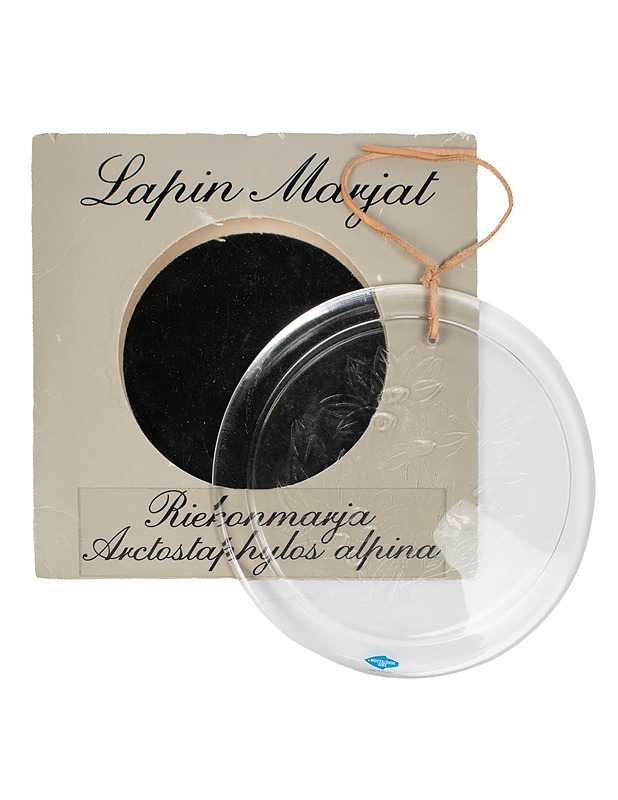 NUUTAJÄRVI Lapin Marjat lasikoriste/leipäalusta - Riekonmarja - Joulutuotteet - 10105630985 - 0