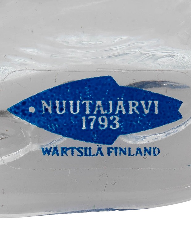NUUTAJÄRVI Vuosikuvio 1981 lasikoriste - Joulutuotteet - 10105631002 - 2