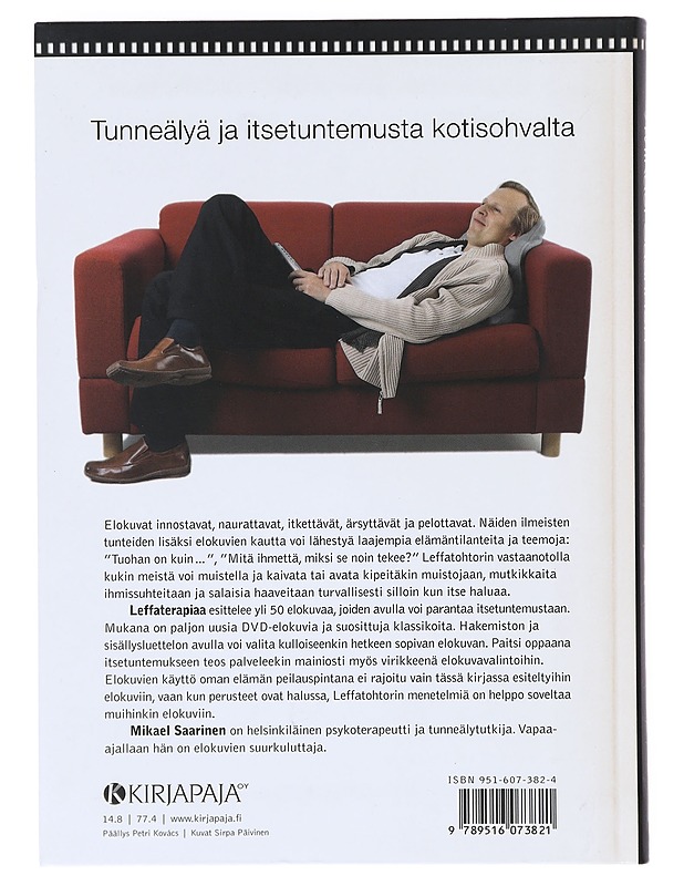 Leffaterapiaa - Mikael Saarinen - Kirja lahjaksi - 10105631045 - 1
