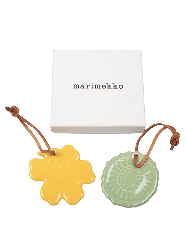 MARIMEKKO Unikko Siirtolapuutarha/Spring Ornament pääsiäiskoristesetti, 2 kpl - Designsuosikit - 10105631060 - 0