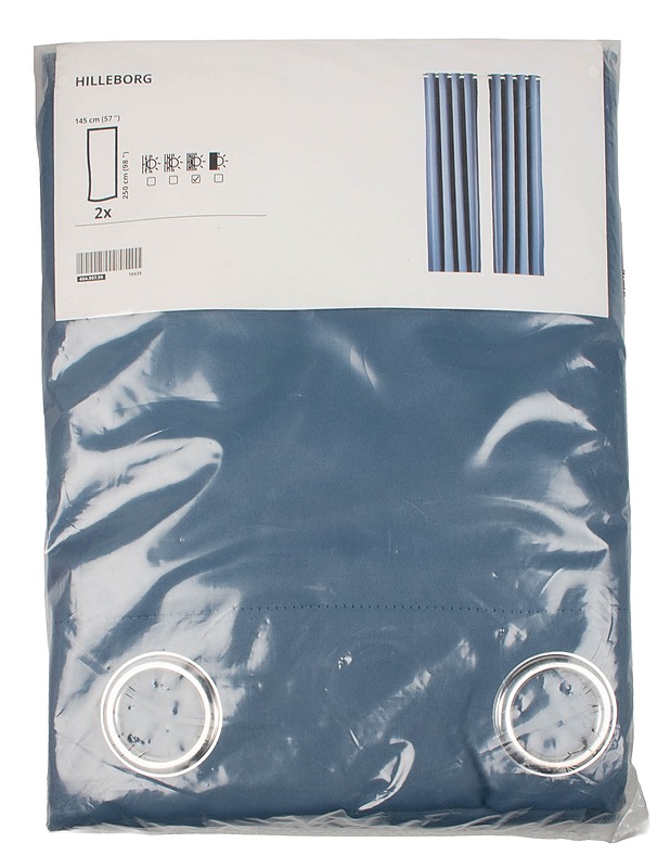 IKEA HILLEBORG verhot, 145 x 250 cm - 2 kpl - Verhot ja kapat - 10105631063 - 0