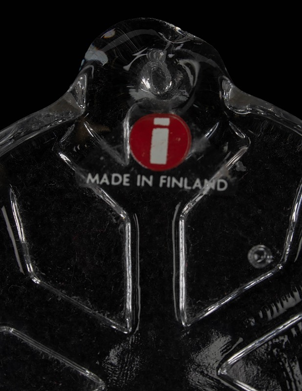 IITTALA Lumihiutale lasikoriste - Joulutuotteet - 10105631073 - 2