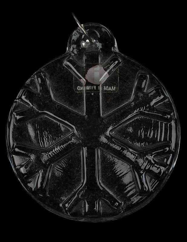 IITTALA Lumihiutale lasikoriste - Joulutuotteet - 10105631075 - 1