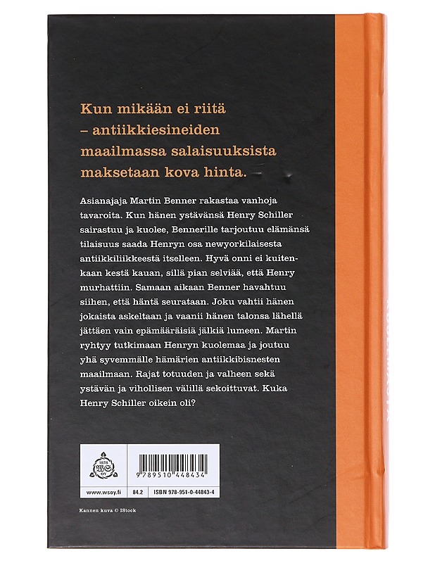 Korkein tarjous kuolemasta - Ohlsson, Kristina - Jännitys ja dekkarit - 10105631088 - 1