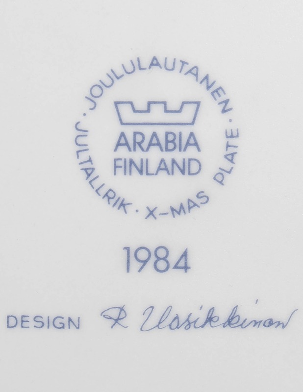 ARABIA 1984 joululautanen - Designsuosikit - 10105631090 - 2