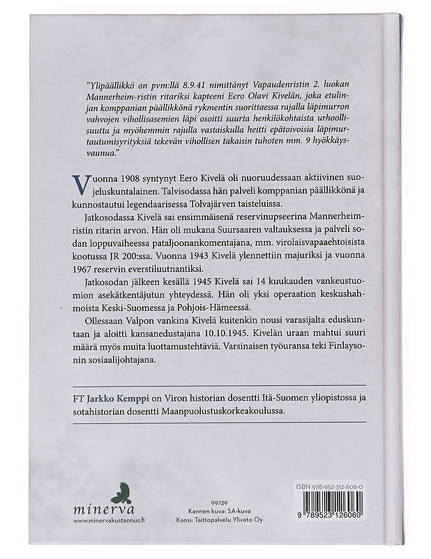 Mannerheim-ristin ritari 9 Eero Kivelä - Kemppi, Jarkko - Elämäkerrat ja muistelmat - 10105631141 - 1