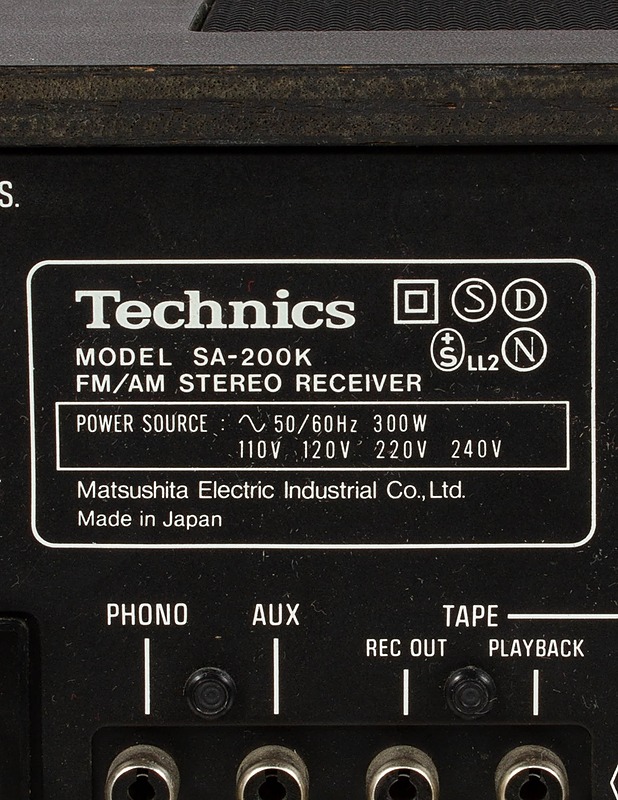 TECHINICS SA-200K -viritin-vahvistin  - Audio - 10105631168 - 3