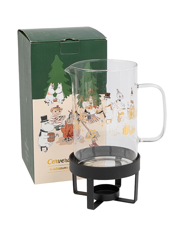 CERVERA X MOOMIN glögikannu lämmittimellä - Joulutuotteet - 10105631182 - 0