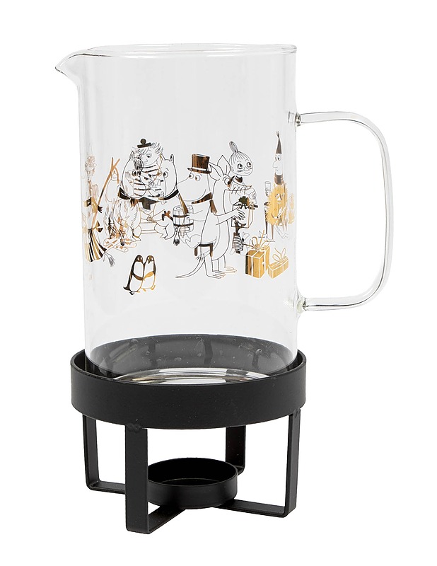 CERVERA X MOOMIN glögikannu lämmittimellä - Joulutuotteet - 10105631182 - 1