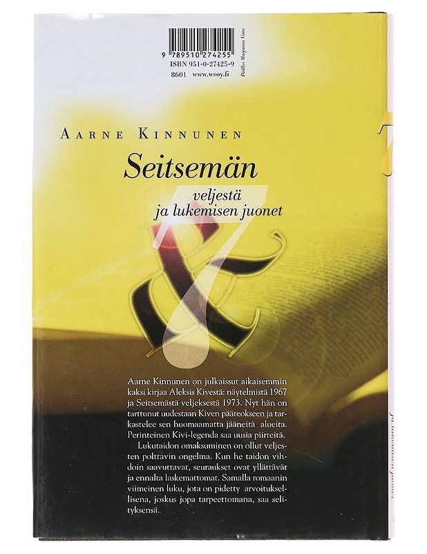 Seitsemän veljestä ja lukemisen juonet - Aarne Kinnunen - Tietokirjat ja oppaat - 10105631203 - 1