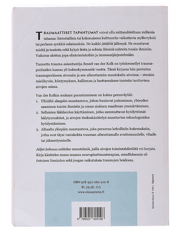 Jäljet kehossa - Van der Kolk, Bessel A. - Tietokirjat ja oppaat - 10105631228 - 1