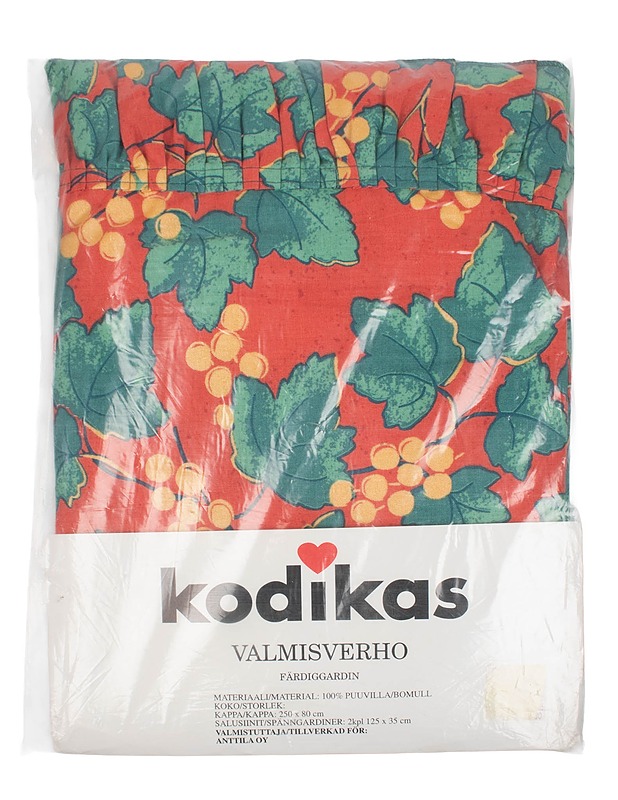 KODIKAS Valmisverho, 250 x 80 cm - Verhot ja kapat - 10105631252 - 0