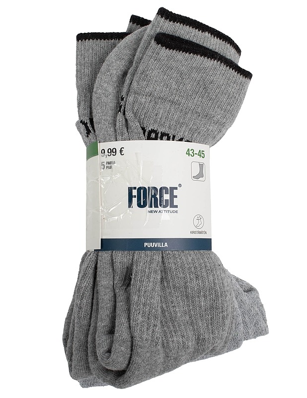 FORCE sukat, 43-45, 3 paria - Asusteet - 10105631268 - 0