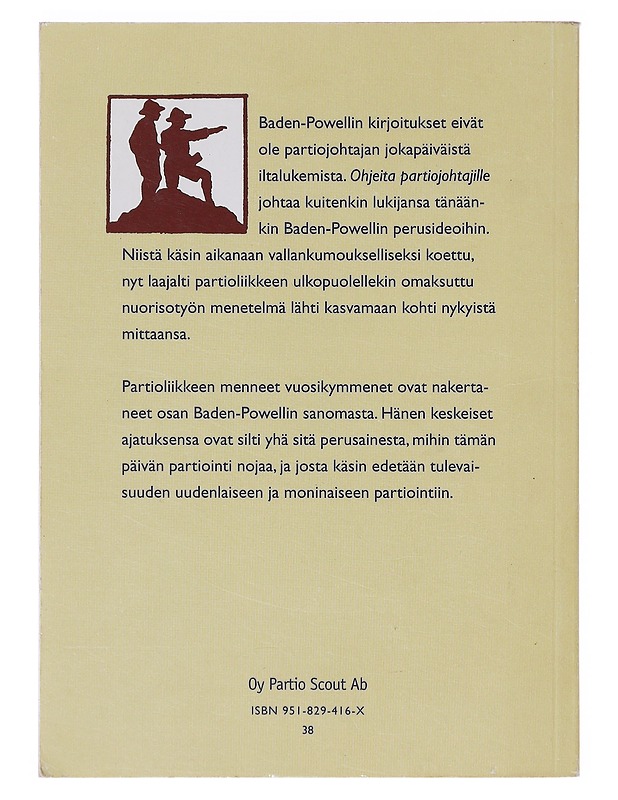 Ohjeita partiojohtajille - Baden-Powell, Robert - Tietokirjat ja oppaat - 10105631281 - 1