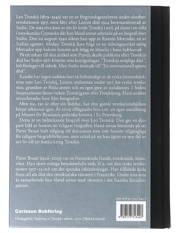 Trotskij / en biografi - Broué, Pierre - Elämäkerrat ja muistelmat - 10105631363 - 1