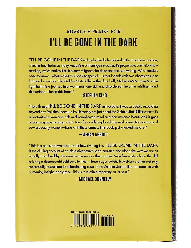 I'll be gone in the dark - McNamara, Michelle - Elämäkerrat ja muistelmat - 10105631404 - 1