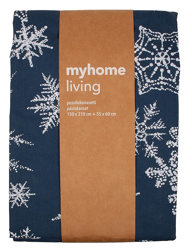 MYHOME Living pussilakanasetti, 150 x 210 cm + 55 x 60 cm - Liinavaatteet - 10105631406 - 0