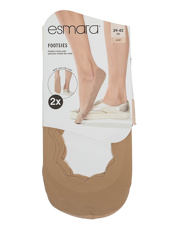 ESMARA Footsies avokassukat, 39-42 - Asusteet - 10105631415 - 0