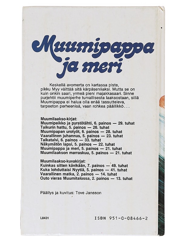 Muumipappa ja meri - Jansson, Tove - Lastenkirjat - 10105631437 - 1