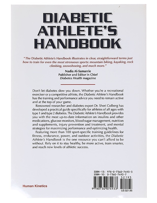 Diabetic athlete's handbook - Colberg, Sheri - Tietokirjat ja oppaat - 10105631439 - 1