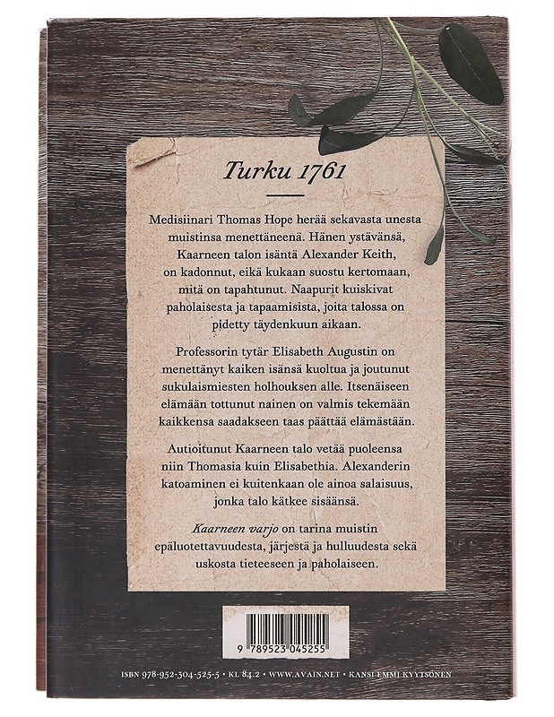 Kaarneen varjo - Milla Keränen - Romaanit ja novellit - 10105631494 - 1
