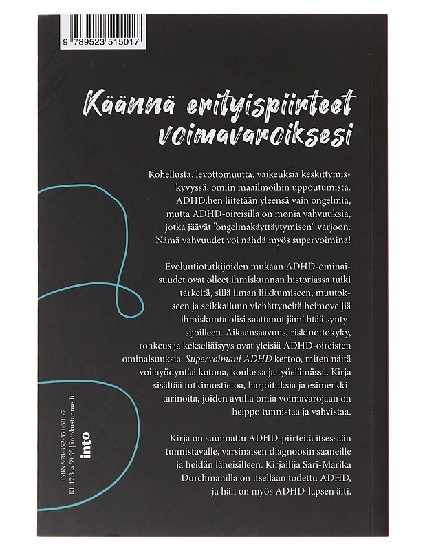 Supervoimani ADHD - Sari-Marika Durchman - Tietokirjat ja oppaat - 10105631500 - 1