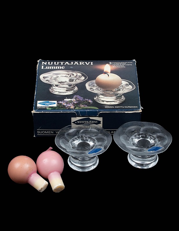 NUUTAJÄRVI Lumme kynttilänjalkasetti - Designsuosikit - 10105631573 - 0