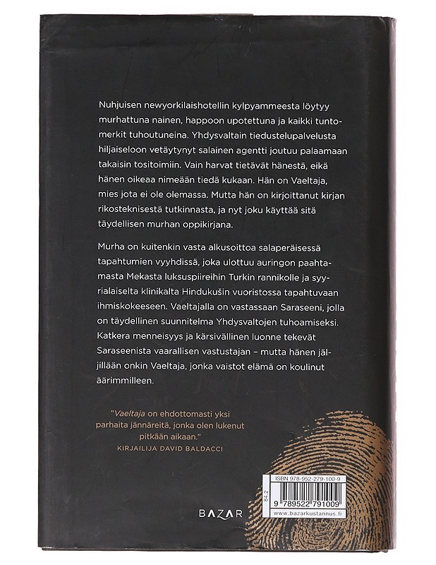 Vaeltaja - Hayes, Terry - Romaanit ja novellit - 10105631572 - 1